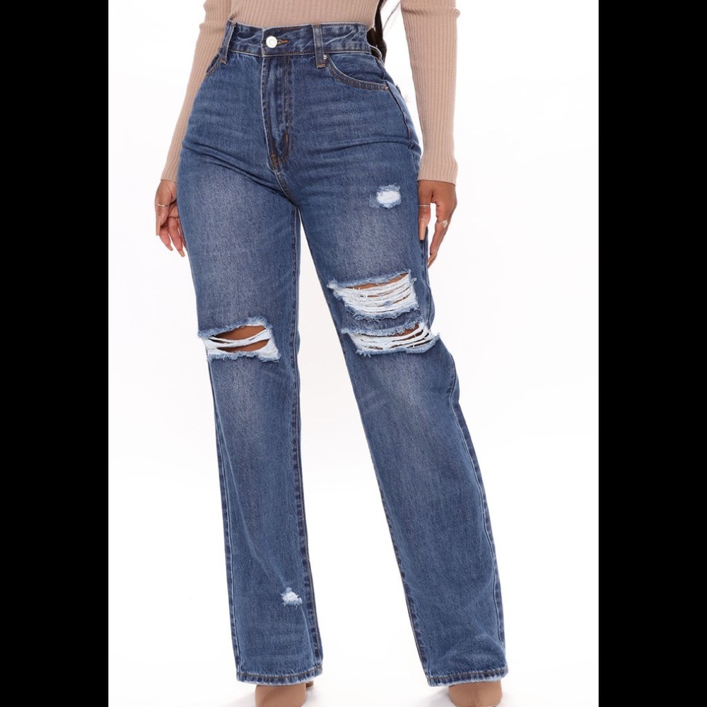 NWT Fashion Nova jeans size 11 style “WE BELONG TOGETHER” open to offers